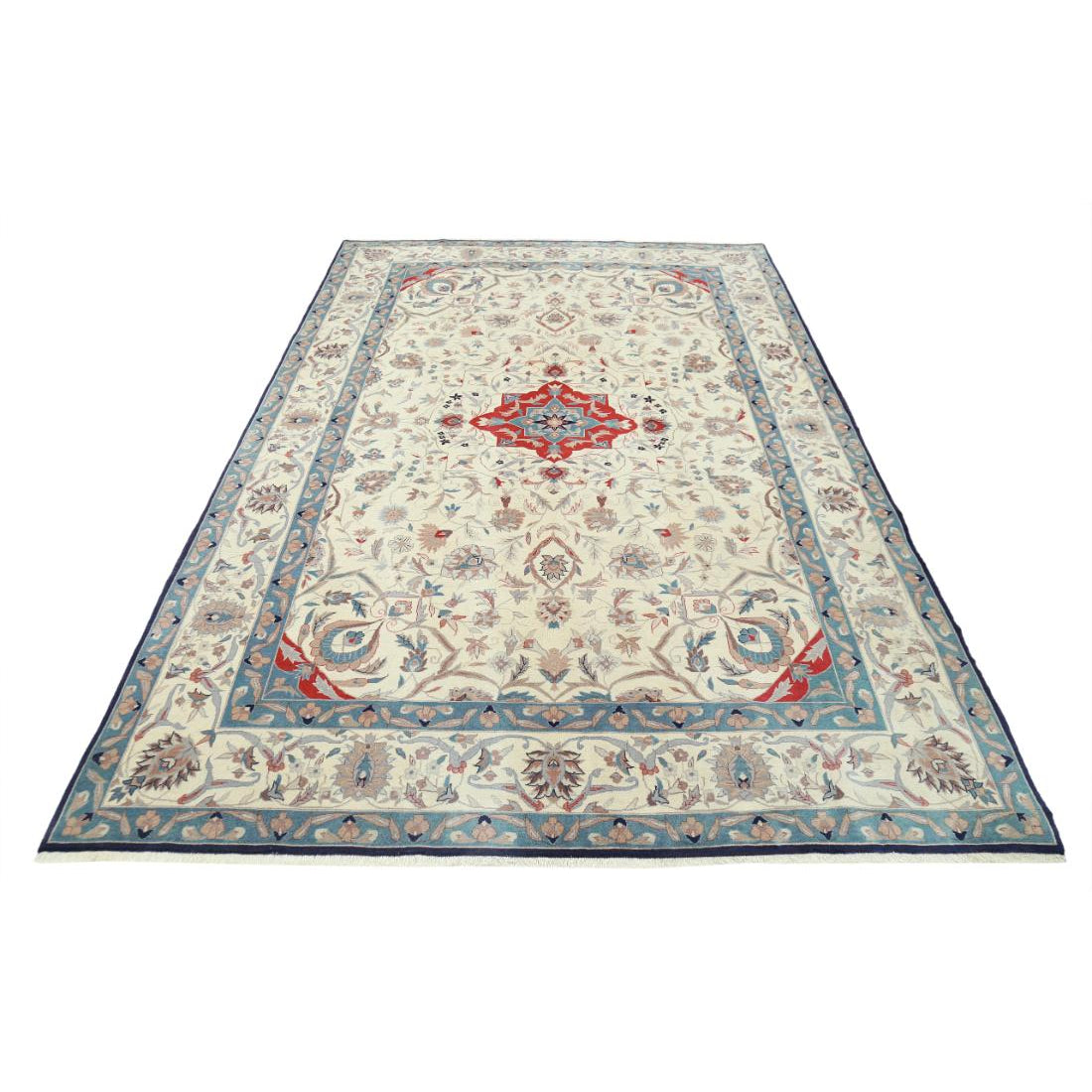 Hand Knotted Heritage Fine Oriental Wool Rug - 6'1'' x 9'0''