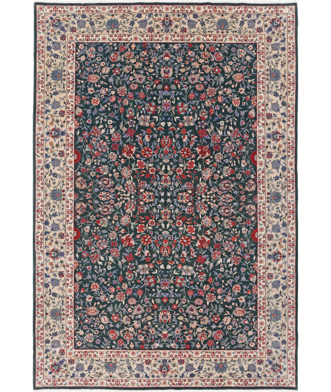 Hand Knotted Heritage Fine Oriental Wool Rug - 6'2'' x 9'0''
