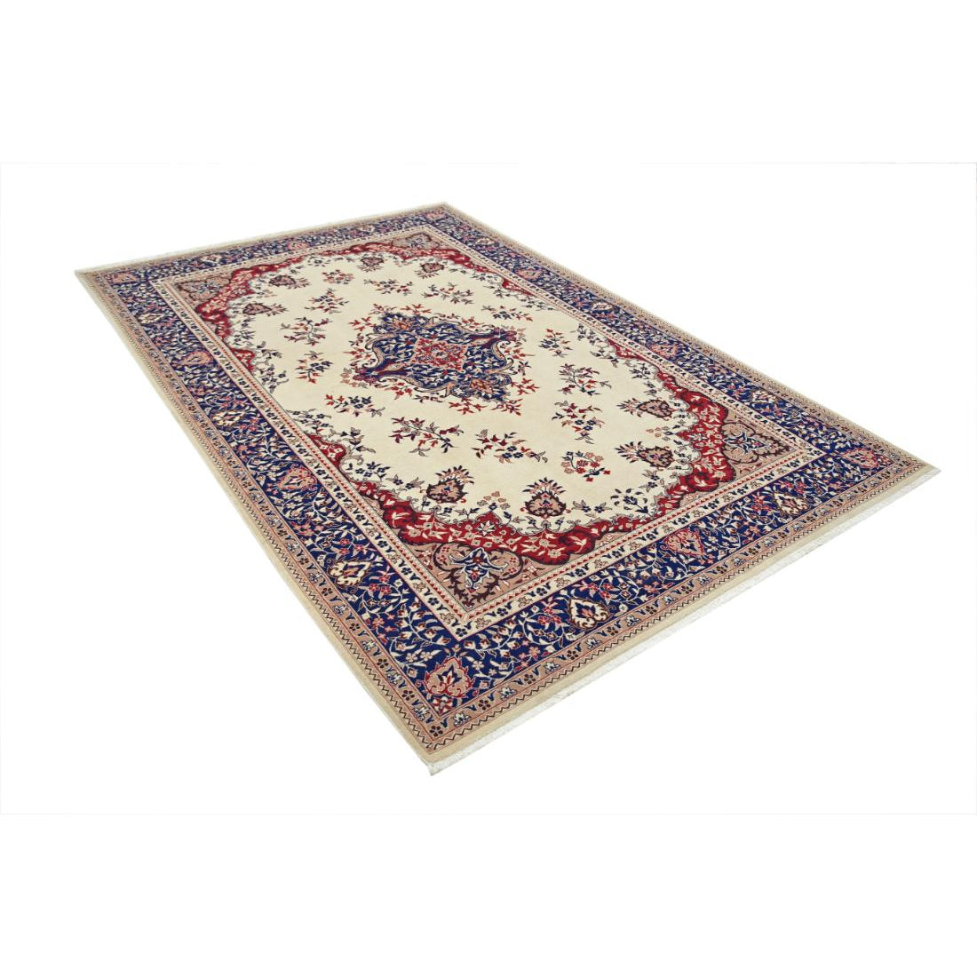 Hand Knotted Heritage Fine Oriental Wool Rug - 6'0'' x 8'11''