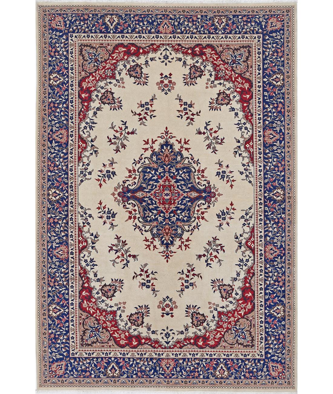 Hand Knotted Heritage Fine Oriental Wool Rug - 6'0'' x 8'11''