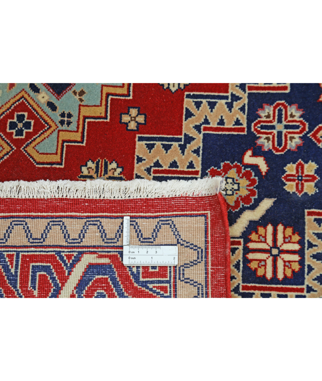Hand Knotted Heritage Fine Persian Style Wool Rug - 7'11'' x 9'11'' 7' 11" X 9' 11" (241 X 302) / Red / Blue