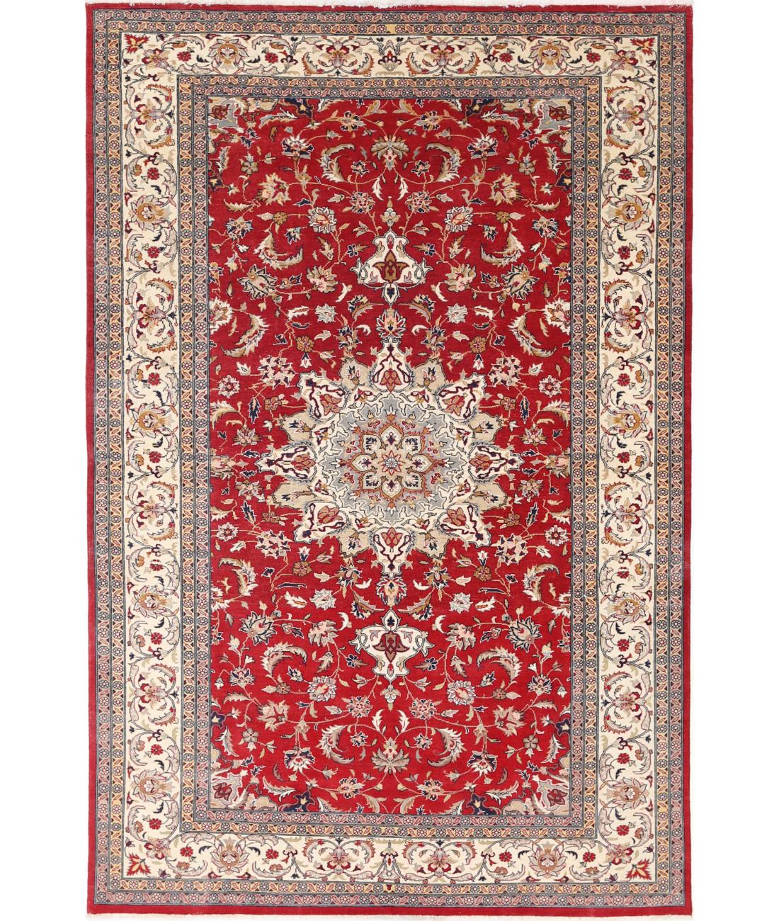 Hand Knotted Heritage Fine Oriental Wool Rug - 6'0'' x 9'3''