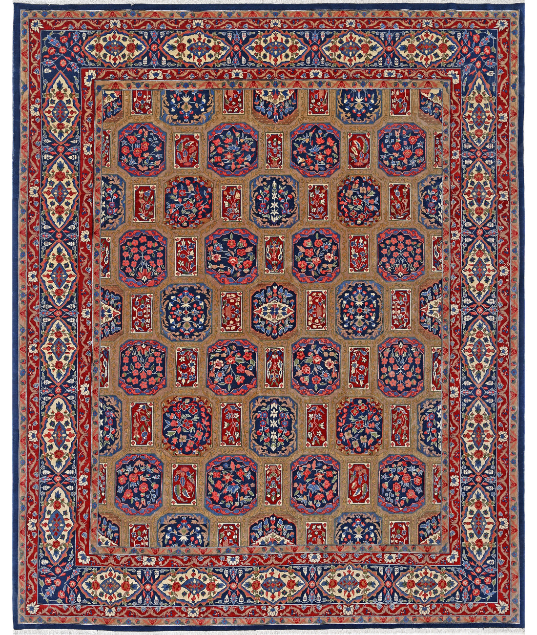 Hand Knotted Heritage Fine Oriental Wool Rug - 7'11'' x 9'9''