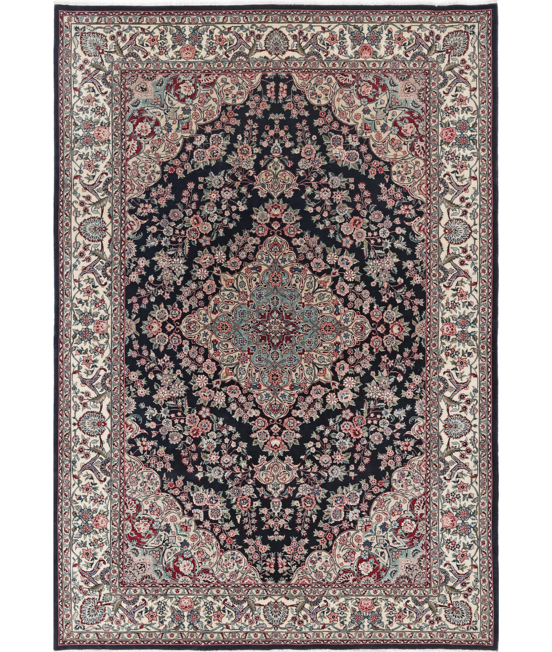 Hand Knotted Heritage Fine Oriental Wool Rug - 5&#39;1&#39;&#39; x 8&#39;7&#39;&#39;