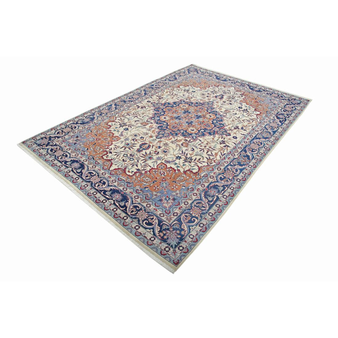 Hand Knotted Heritage Fine Oriental Wool Rug - 6'0'' x 8'11''