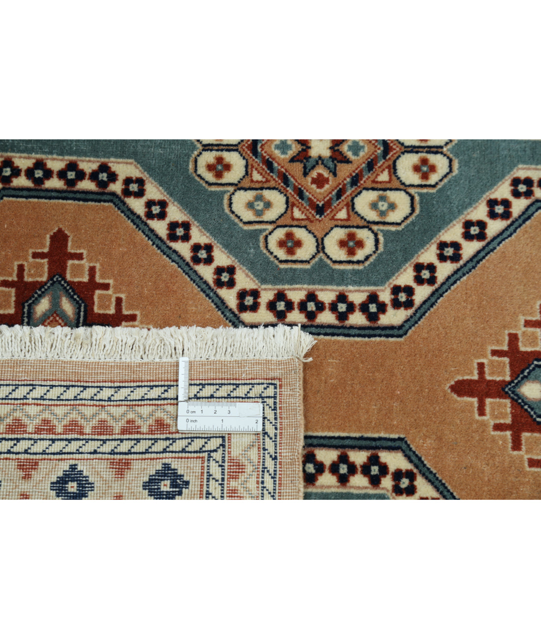 Hand Knotted Heritage Fine Persian Style Wool Rug - 6'0'' x 8'11'' 6' 0" X 8' 11" (183 X 272) / Taupe / Green