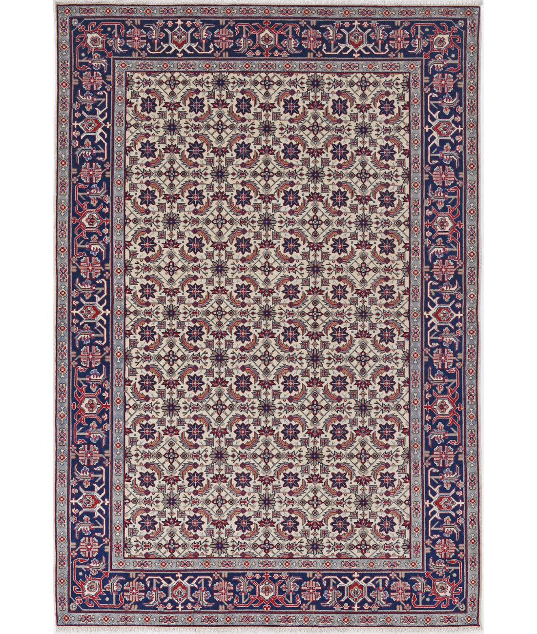 Hand Knotted Heritage Fine Oriental Wool Rug - 4'0'' x 5'10''