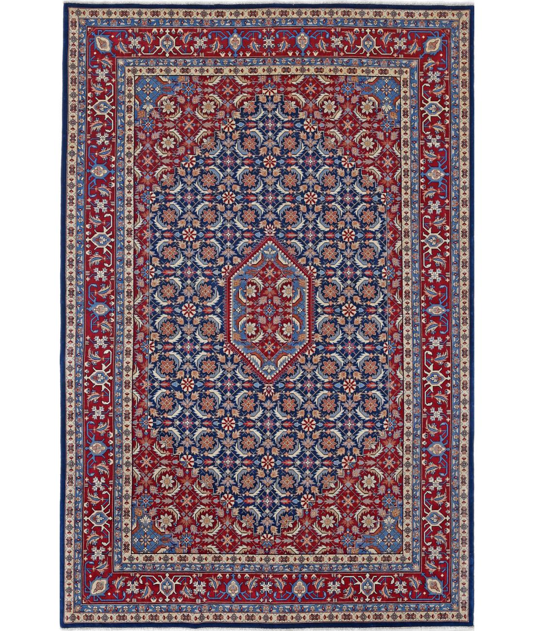 Hand Knotted Heritage Fine Oriental Wool Rug - 6'0'' x 9'2''