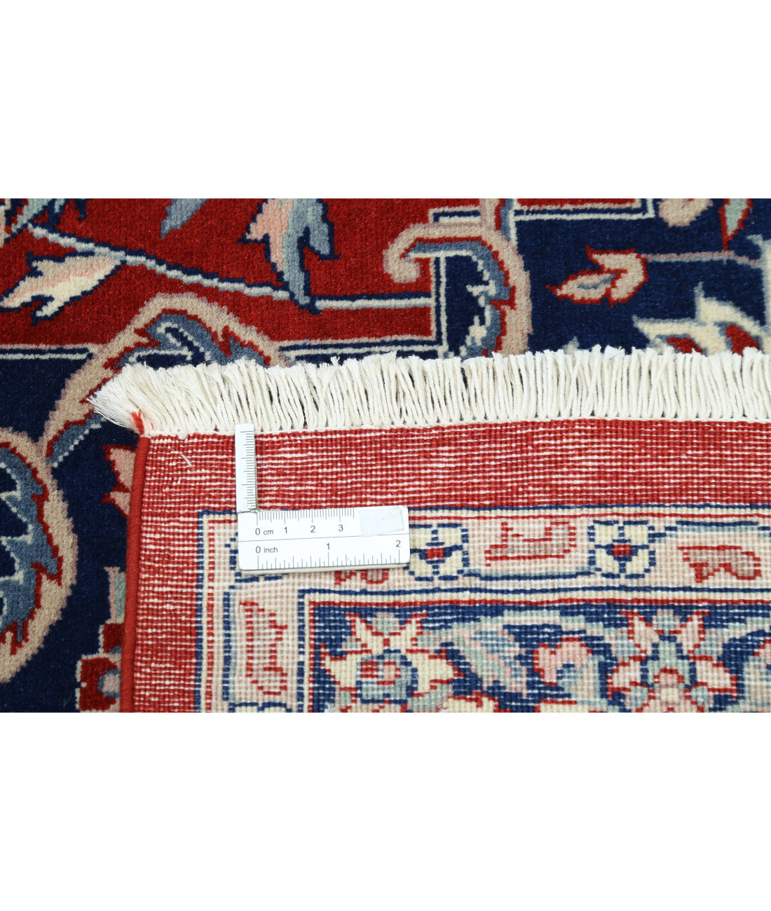 Hand Knotted Heritage Fine Persian Style Wool Rug - 9'0'' x 11'8'' 9' 0" X 11' 8" (274 X 356) / Red / Ivory