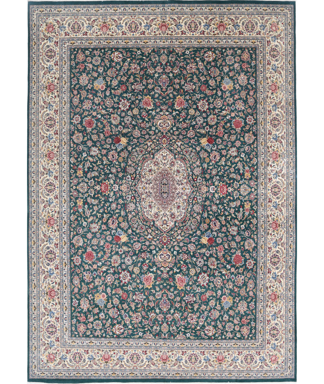 Hand Knotted Heritage Fine Oriental Wool Rug - 9&#39;10&#39;&#39; x 14&#39;0&#39;&#39;