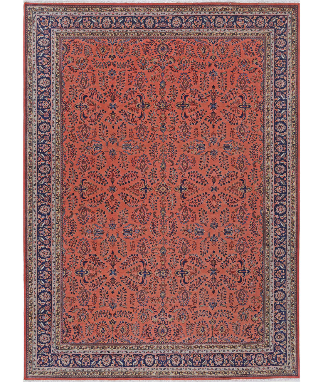 Hand Knotted Heritage Oriental  Wool Rug - 8'3'' x 11'5''