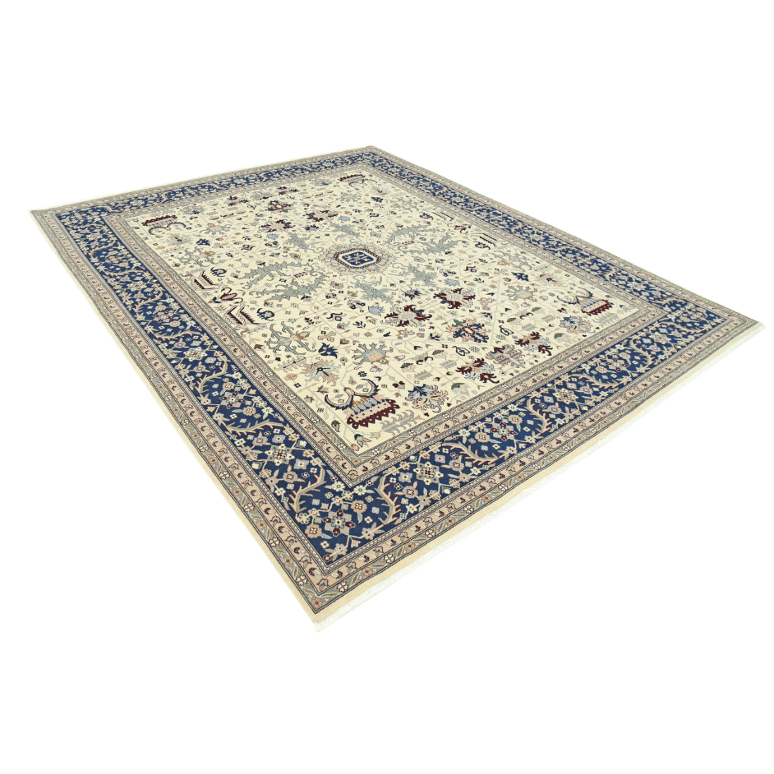 Hand Knotted Heritage Oriental  Wool Rug - 8'9'' x 9'11''