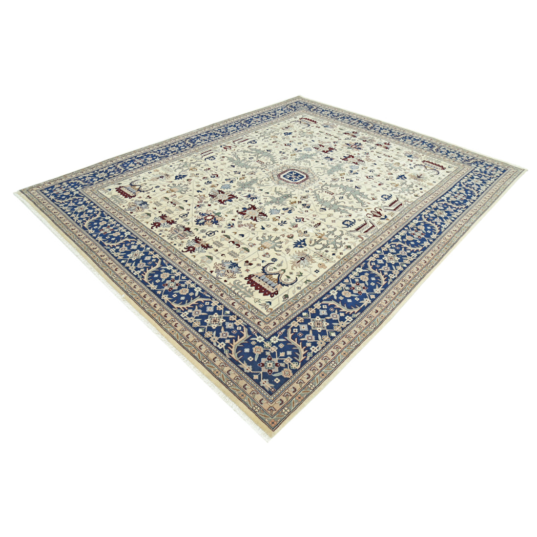 Hand Knotted Heritage Oriental  Wool Rug - 8'9'' x 9'11''