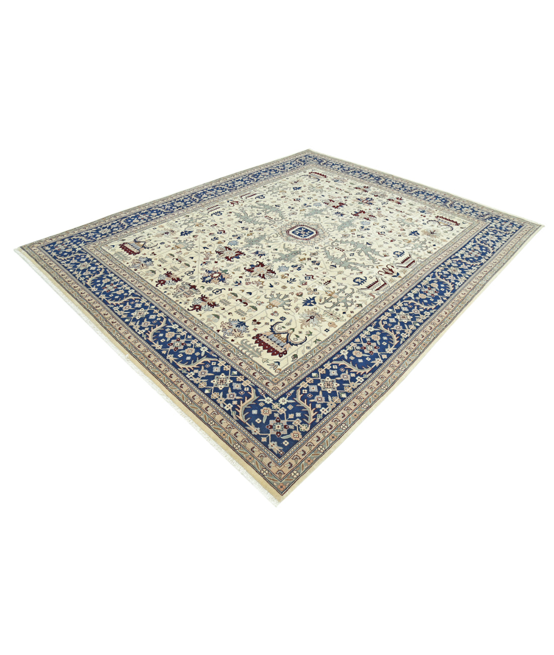 Hand Knotted Heritage Oriental  Wool Rug - 8'9'' x 9'11''