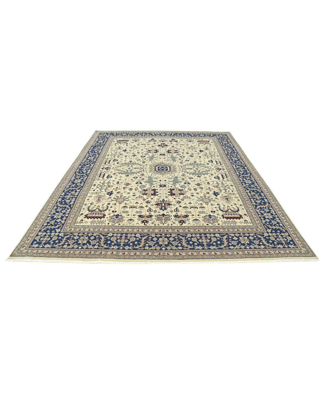 Hand Knotted Heritage Oriental  Wool Rug - 8'9'' x 9'11''