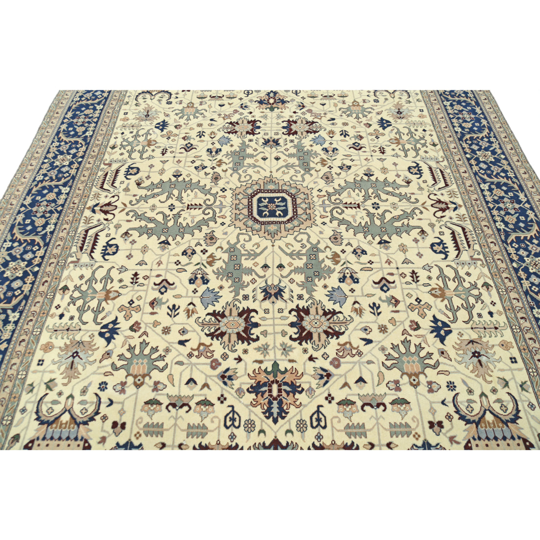 Hand Knotted Heritage Oriental  Wool Rug - 8'9'' x 9'11''