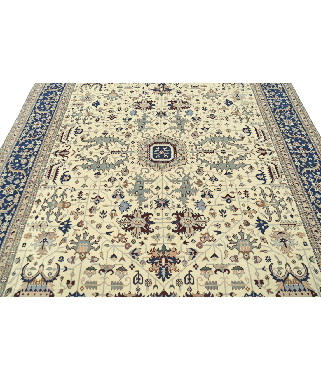 Hand Knotted Heritage Oriental  Wool Rug - 8'9'' x 9'11''