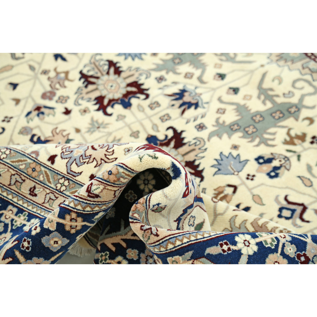 Hand Knotted Heritage Oriental  Wool Rug - 8'9'' x 9'11''