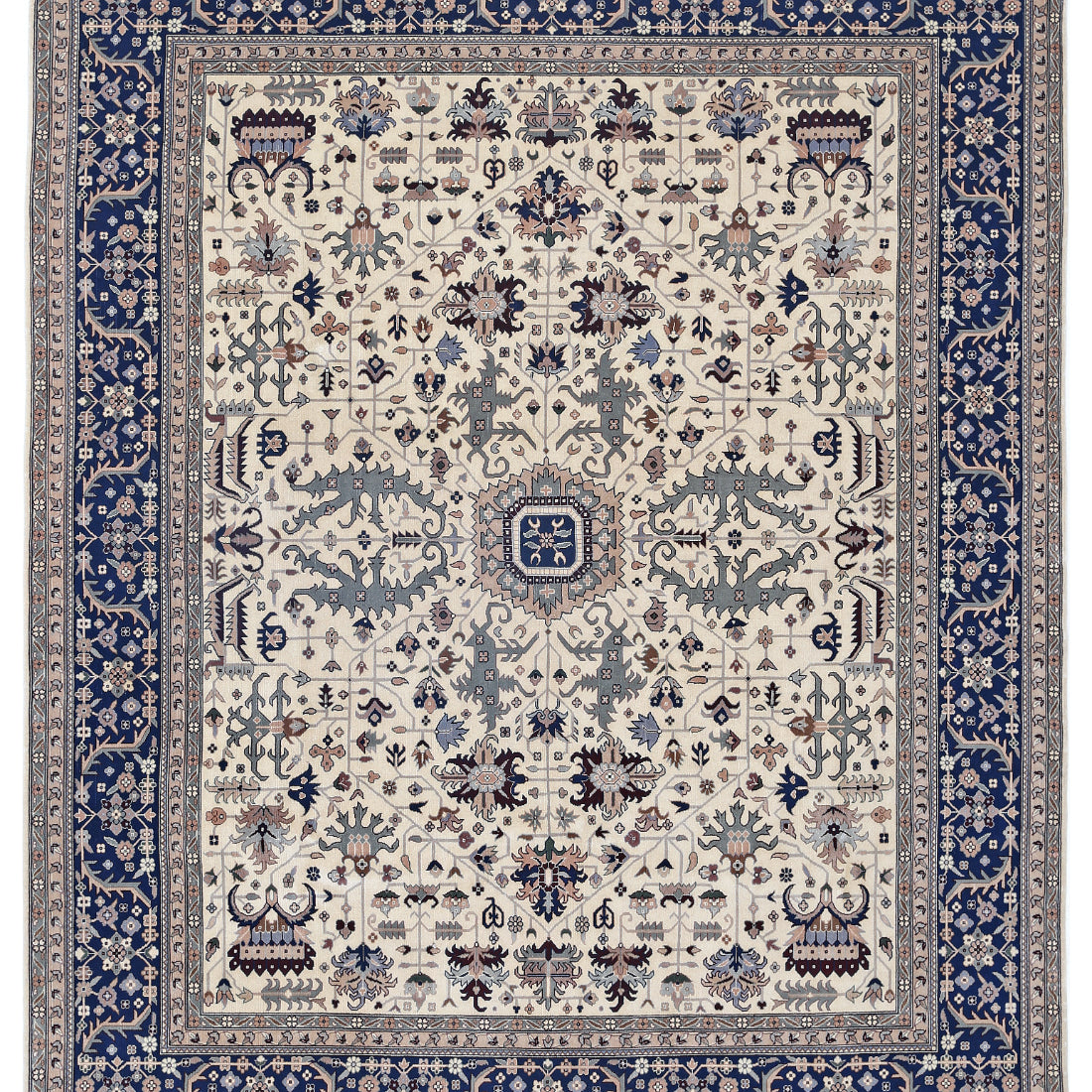 Hand Knotted Heritage Oriental  Wool Rug - 8'9'' x 9'11''