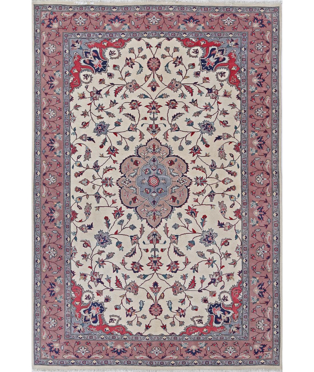Hand Knotted Heritage Oriental  Wool Rug - 6'0'' x 9'0''