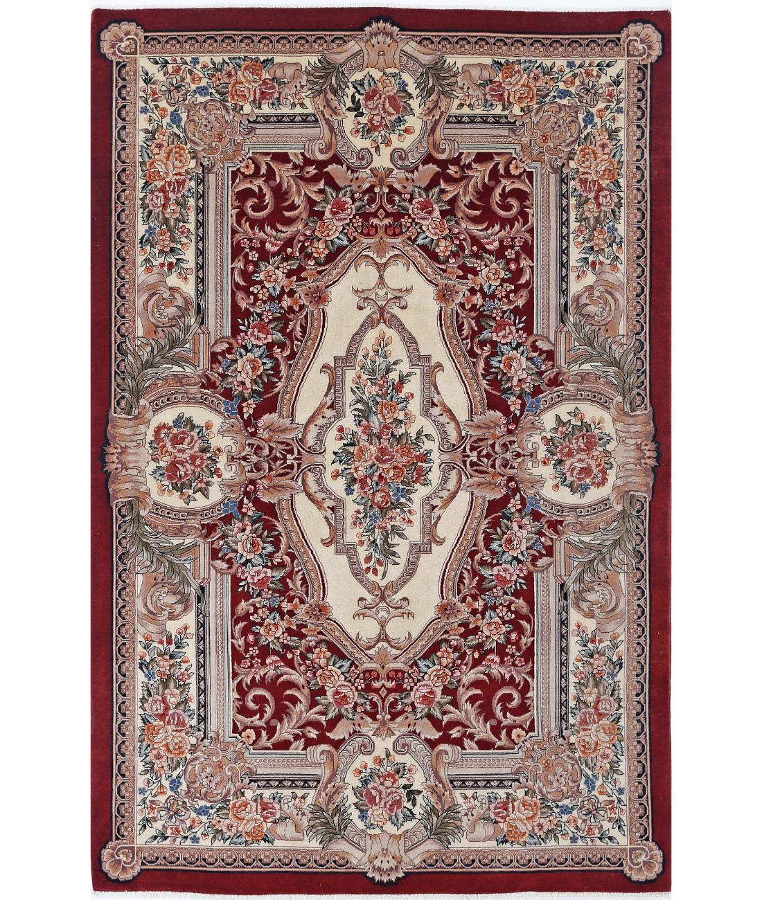 Hand Knotted Heritage Oriental  Wool Rug - 5&#39;10&#39;&#39; x 8&#39;11&#39;&#39;