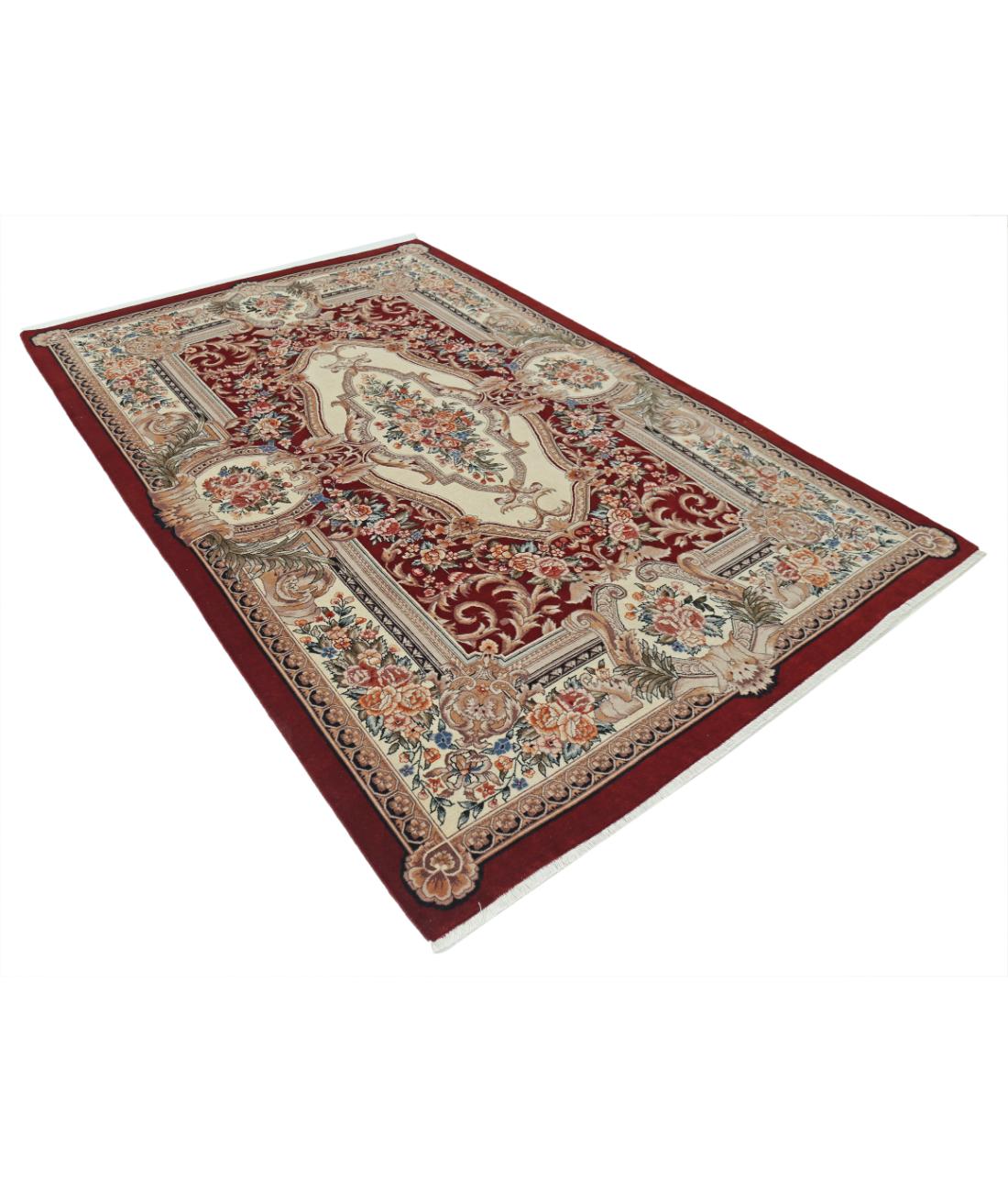 Hand Knotted Heritage Oriental  Wool Rug - 5'10'' x 8'11''
