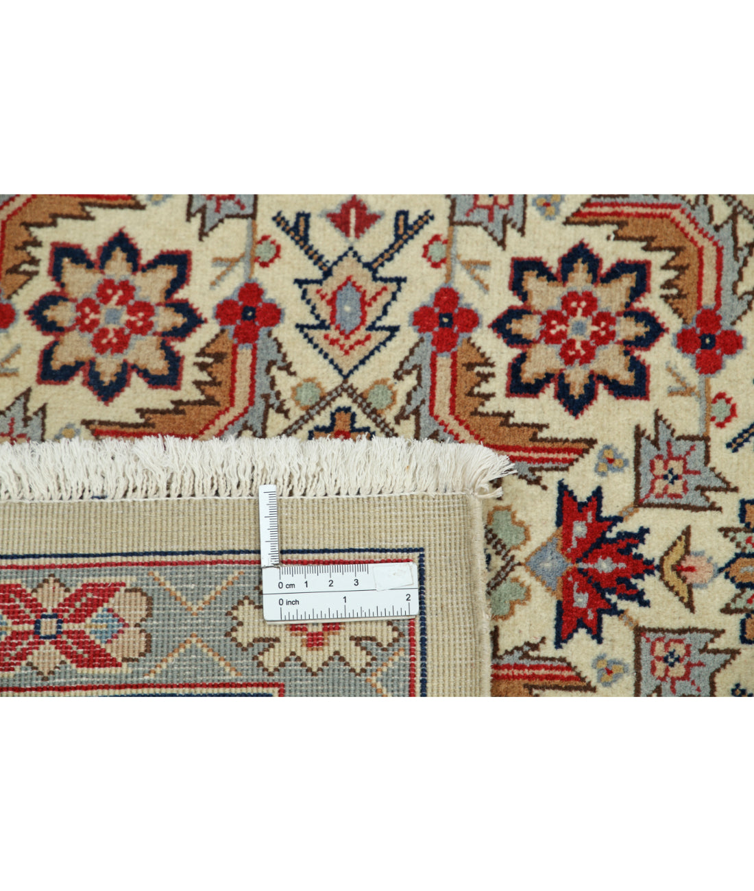 Hand Knotted Heritage Persian Style Wool Rug - 8'2'' x 11'8'' 8' 2" X 11' 8" (249 X 356) / Ivory / Blue