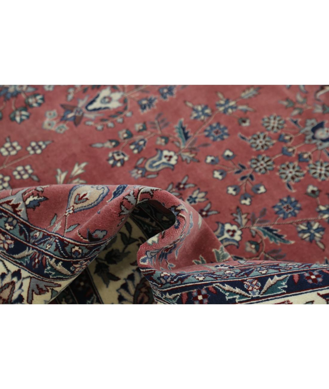 Hand Knotted Heritage Persian Style Wool Rug - 5'11'' x 8'11'' 5' 11" X 8' 11" (180 X 272) / Pink / Ivory