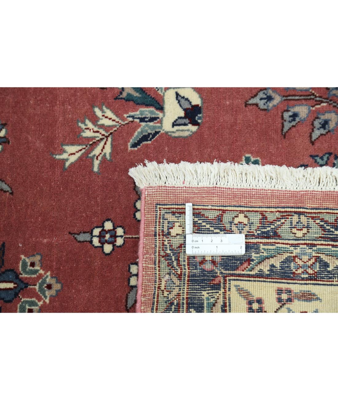 Hand Knotted Heritage Persian Style Wool Rug - 5'11'' x 8'11'' 5' 11" X 8' 11" (180 X 272) / Pink / Ivory