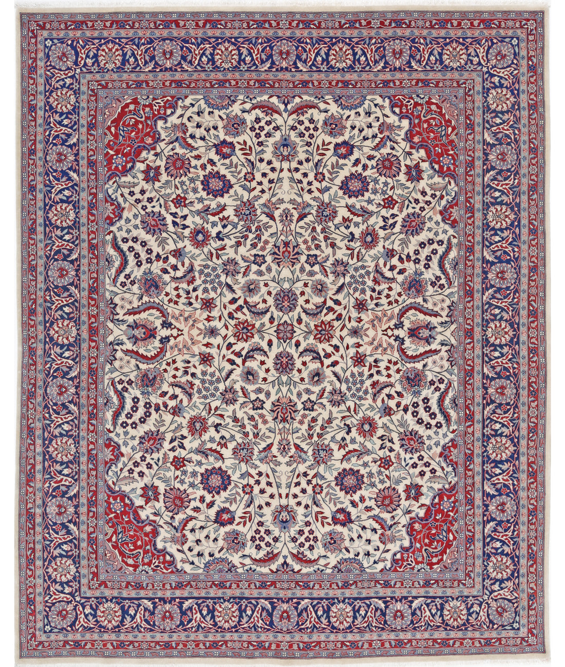 Hand Knotted Heritage Oriental  Wool Rug - 8'0'' x 9'11''