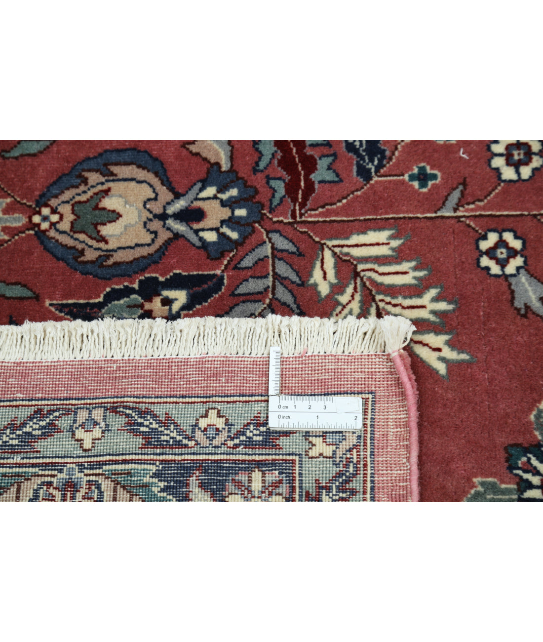 Hand Knotted Heritage Persian Style Wool Rug - 8'0'' x 9'11'' 8' 0" X 9' 11" (244 X 302) / Pink / Ivory