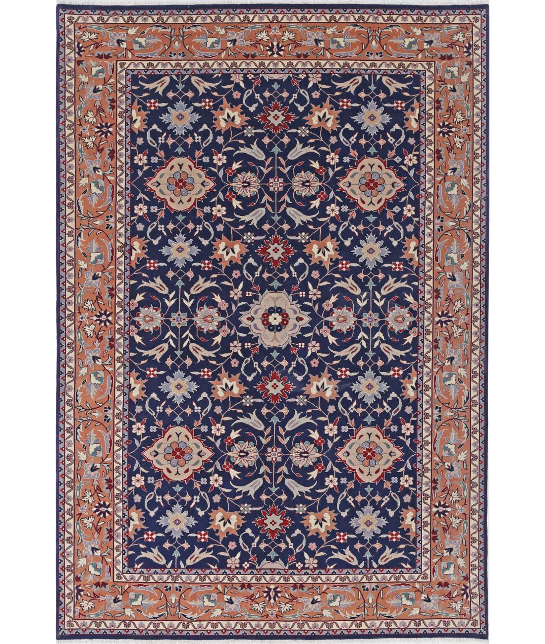 Hand Knotted Heritage Oriental  Wool Rug - 6'0'' x 9'0''
