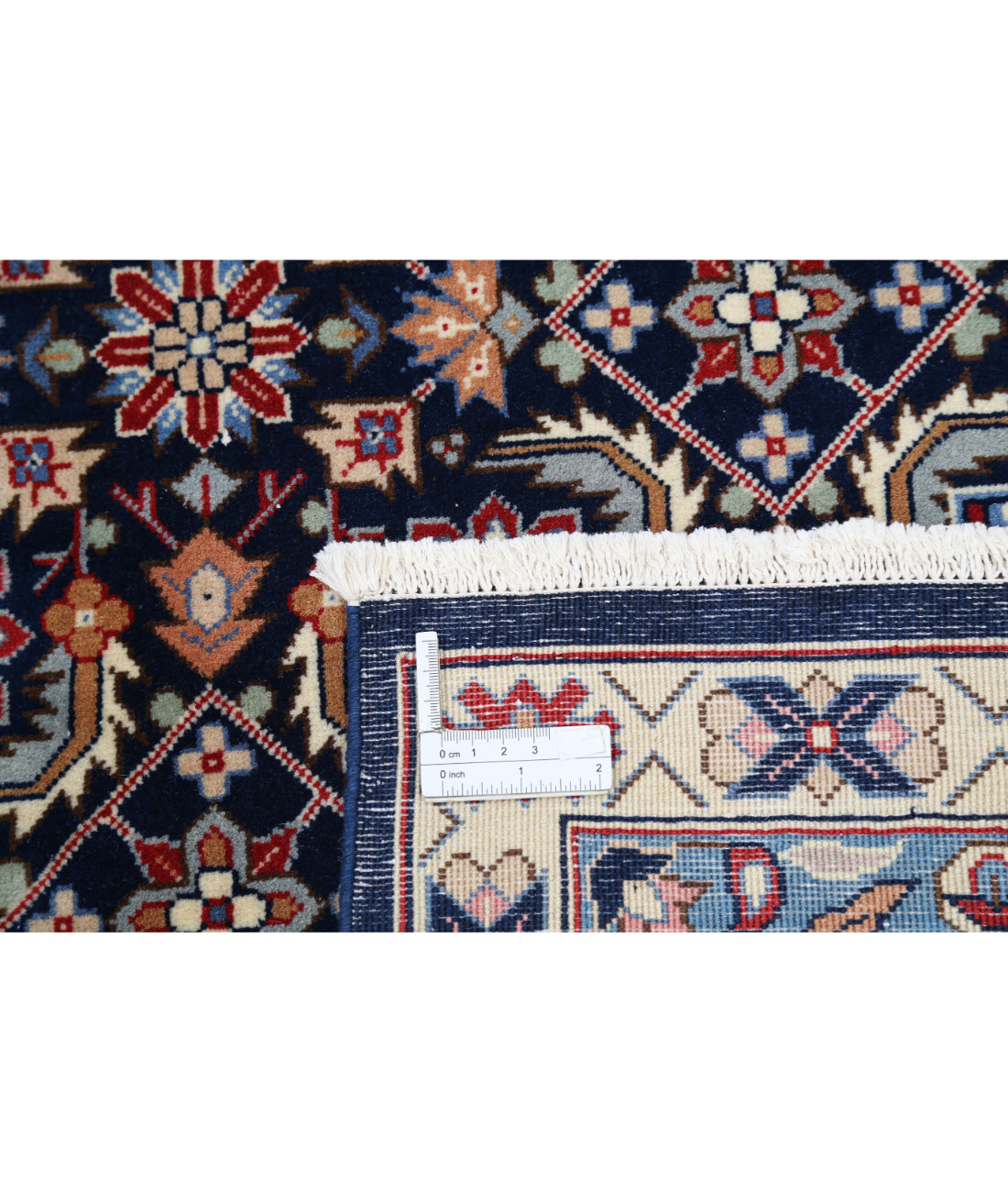 Hand Knotted Heritage Persian Style Wool Rug - 8'0'' x 9'10'' 8' 0" X 9' 10" (244 X 300) / Blue / Red
