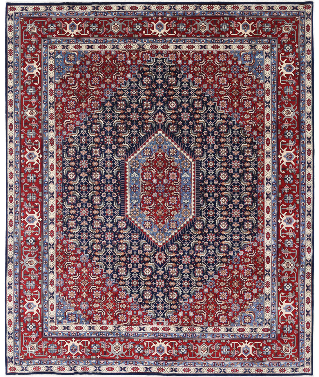 Hand Knotted Heritage Oriental  Wool Rug - 8&#39;0&#39;&#39; x 9&#39;10&#39;&#39;