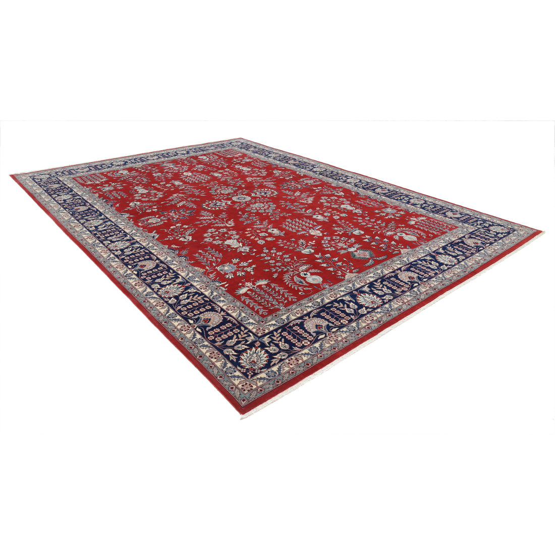 Hand Knotted Heritage Oriental  Wool Rug - 10'1'' x 13'11''