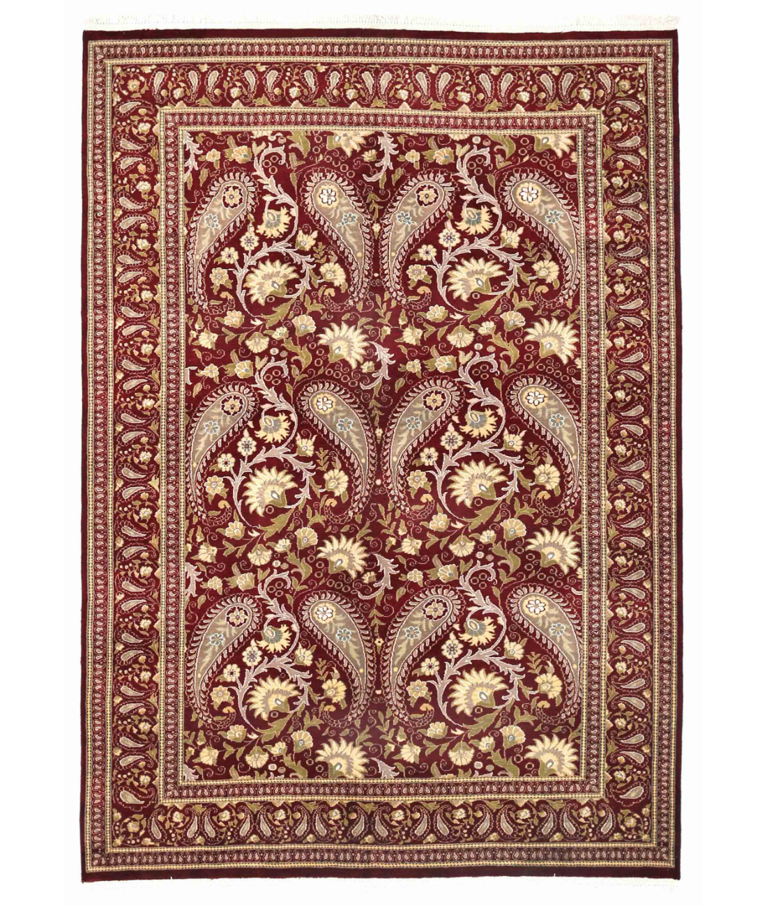 Hand Knotted Heritage Wool Rug  - 5&#39; 9&quot; X 8&#39; 1&quot;