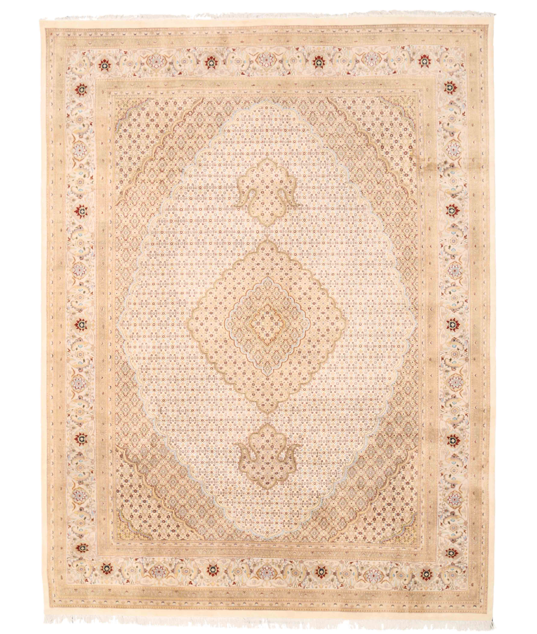 Hand Knotted Heritage Wool Rug  - 9&#39; 2&quot; X 12&#39; 2&quot;
