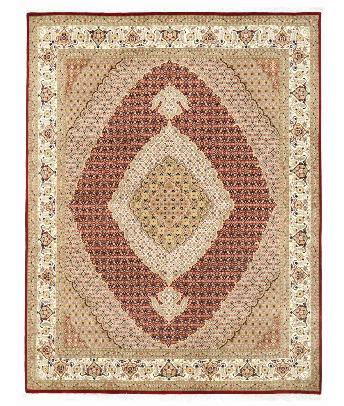 Hand Knotted Heritage Wool Rug  - 8&#39; 1&quot; X 10&#39; 4&quot;