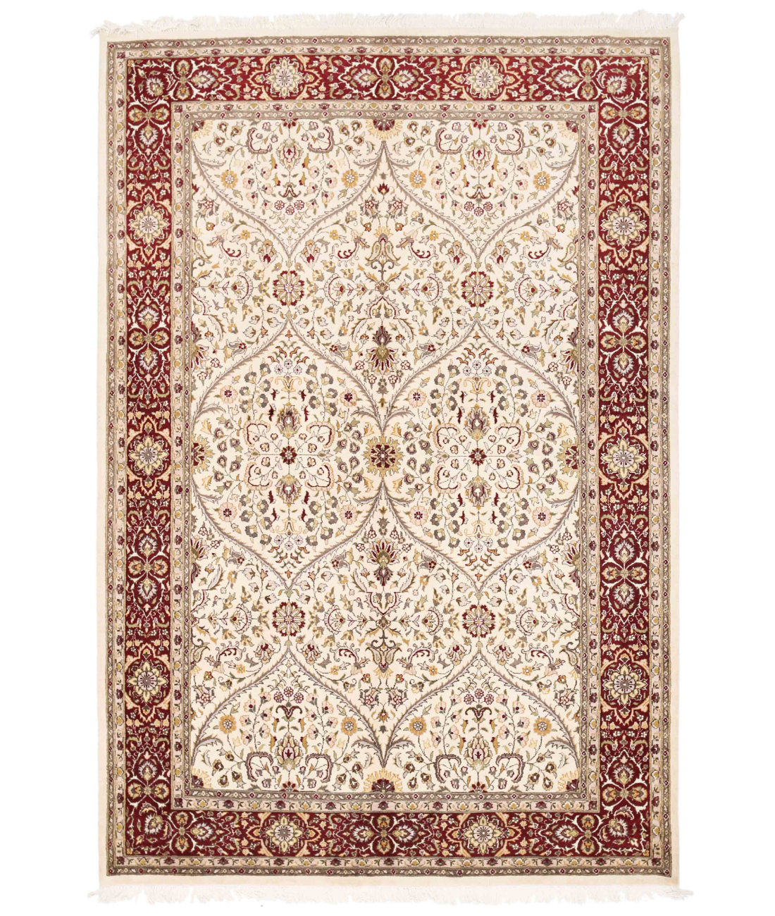 Hand Knotted Heritage Wool Rug  - 6&#39; 2&quot; X 9&#39; 3&quot;