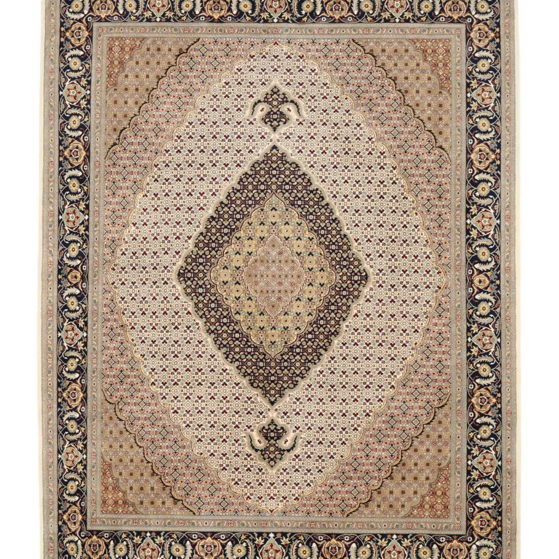 Hand Knotted Heritage Wool Rug  - 8' 1" X 10' 8"