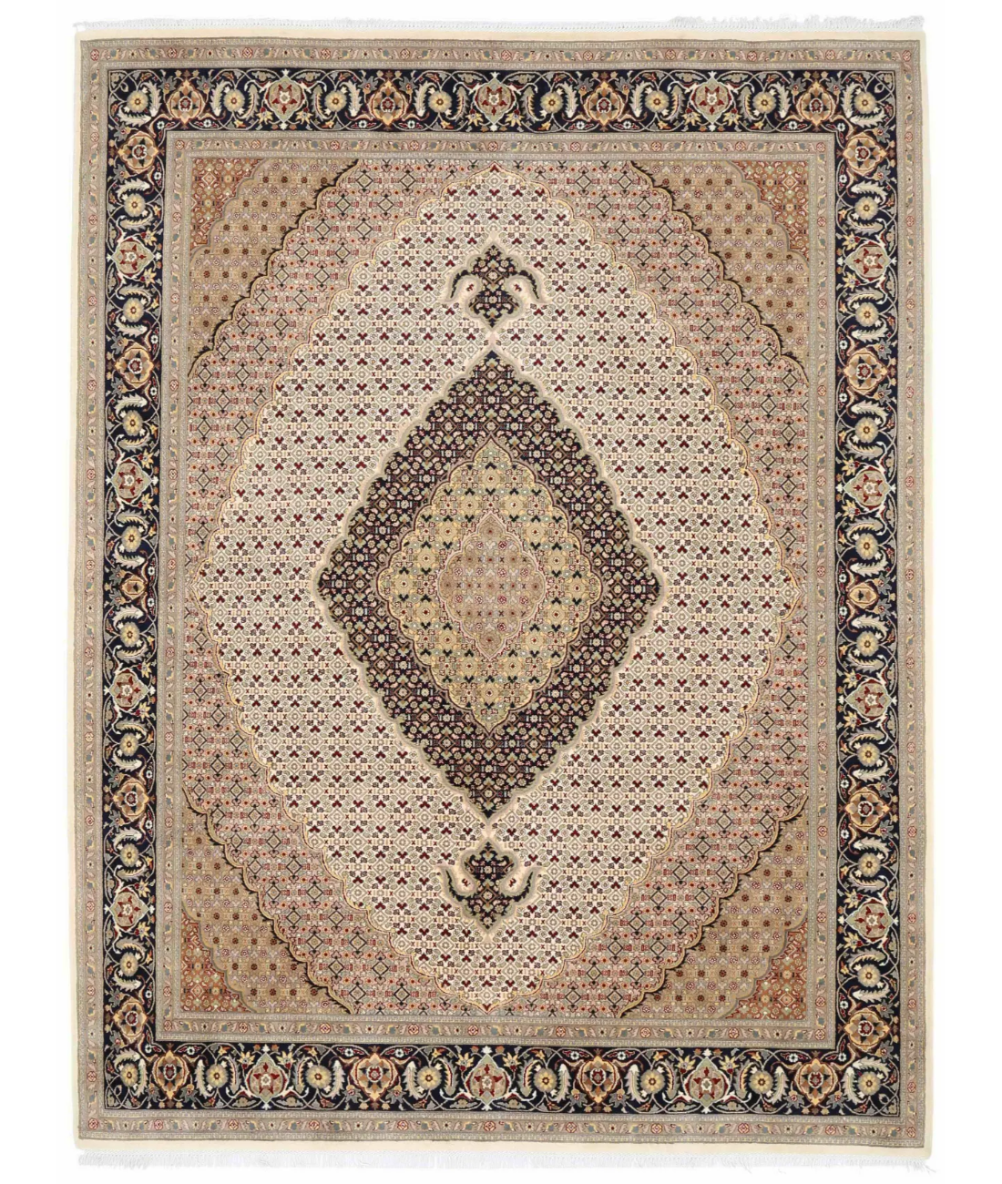 Hand Knotted Heritage Wool Rug  - 8' 1" X 10' 8"