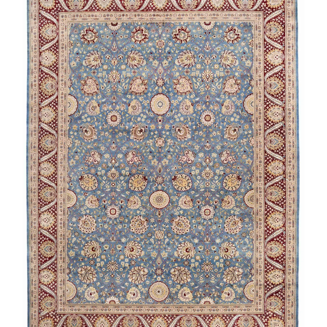 Hand Knotted Heritage Wool Rug  - 10' 0" X 14' 1"