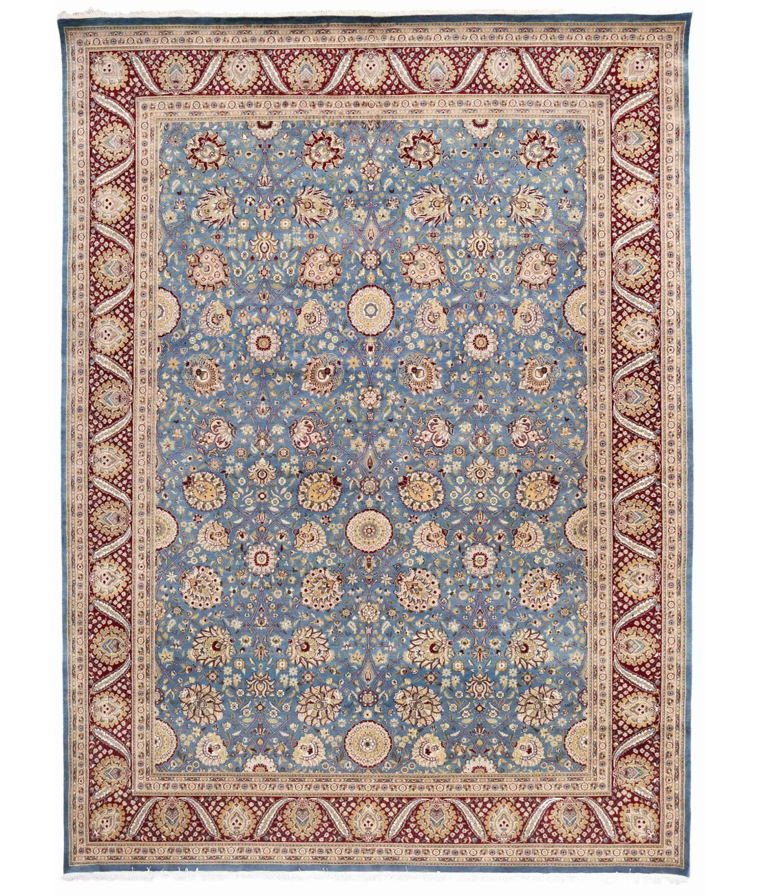 Hand Knotted Heritage Wool Rug  - 10' 0" X 14' 1"