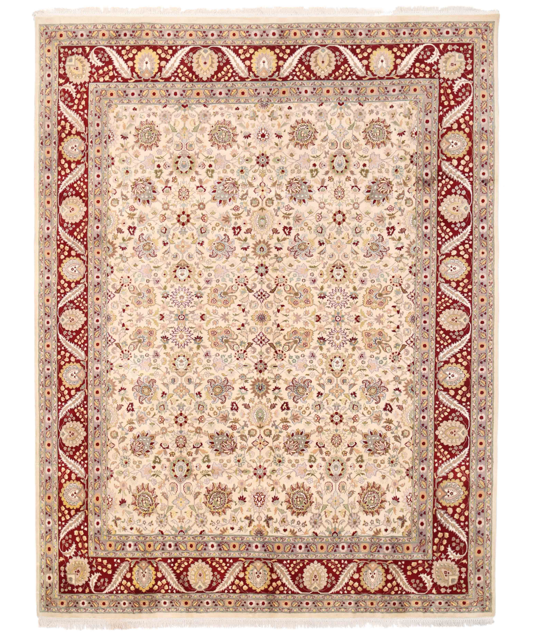 Hand Knotted Heritage Wool &amp; Silk Rug  - 8&#39; 2&quot; X 10&#39; 7&quot;