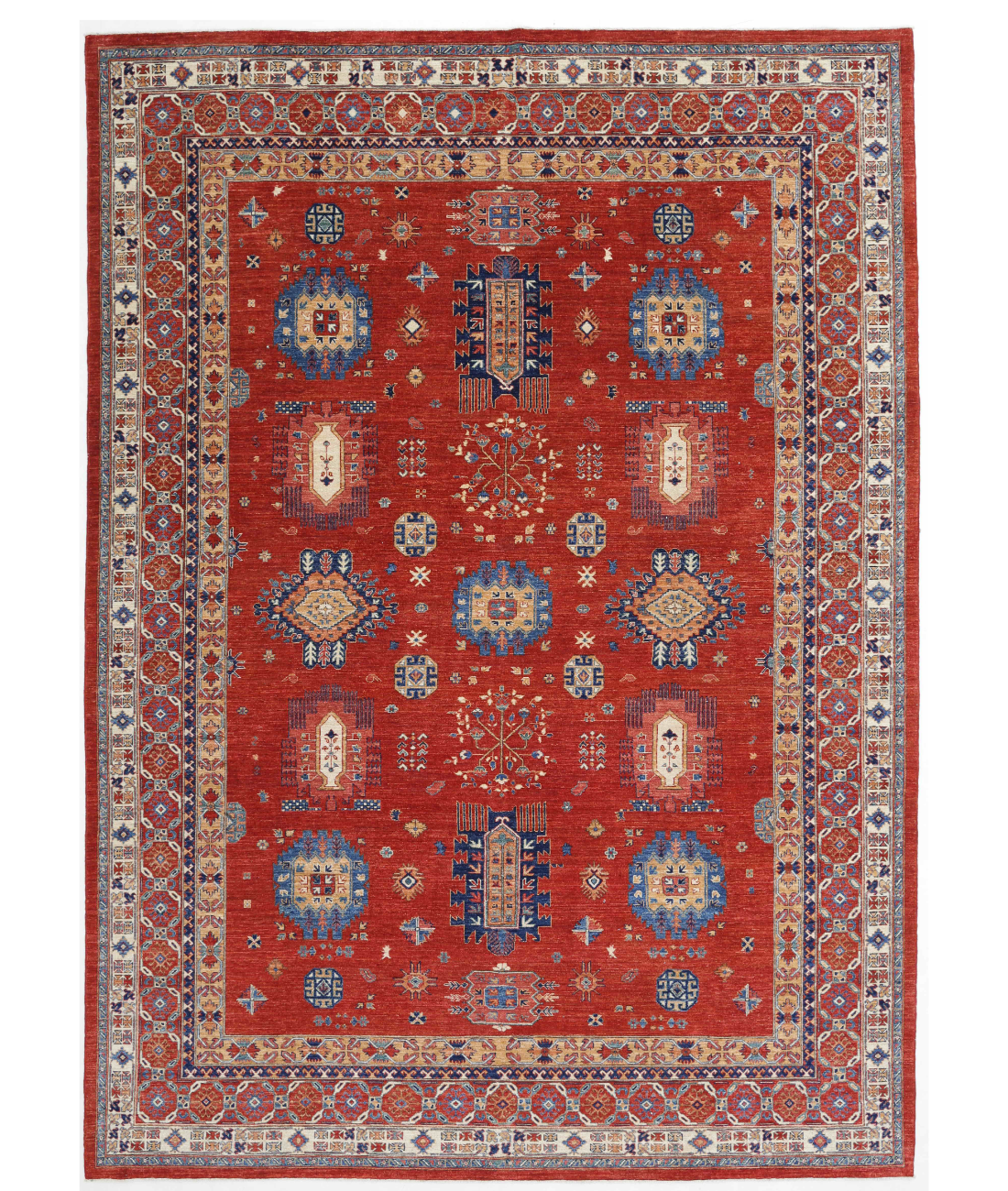 Hand Knotted Humna Wool Rug  - 10&#39; 0&quot; X 13&#39; 7&quot;