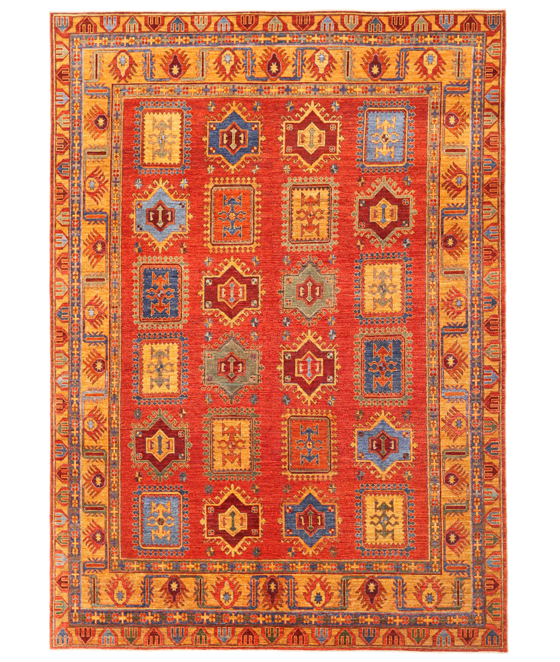 Hand Knotted Humna Wool Rug  - 9&#39; 4&quot; X 13&#39; 3&quot;