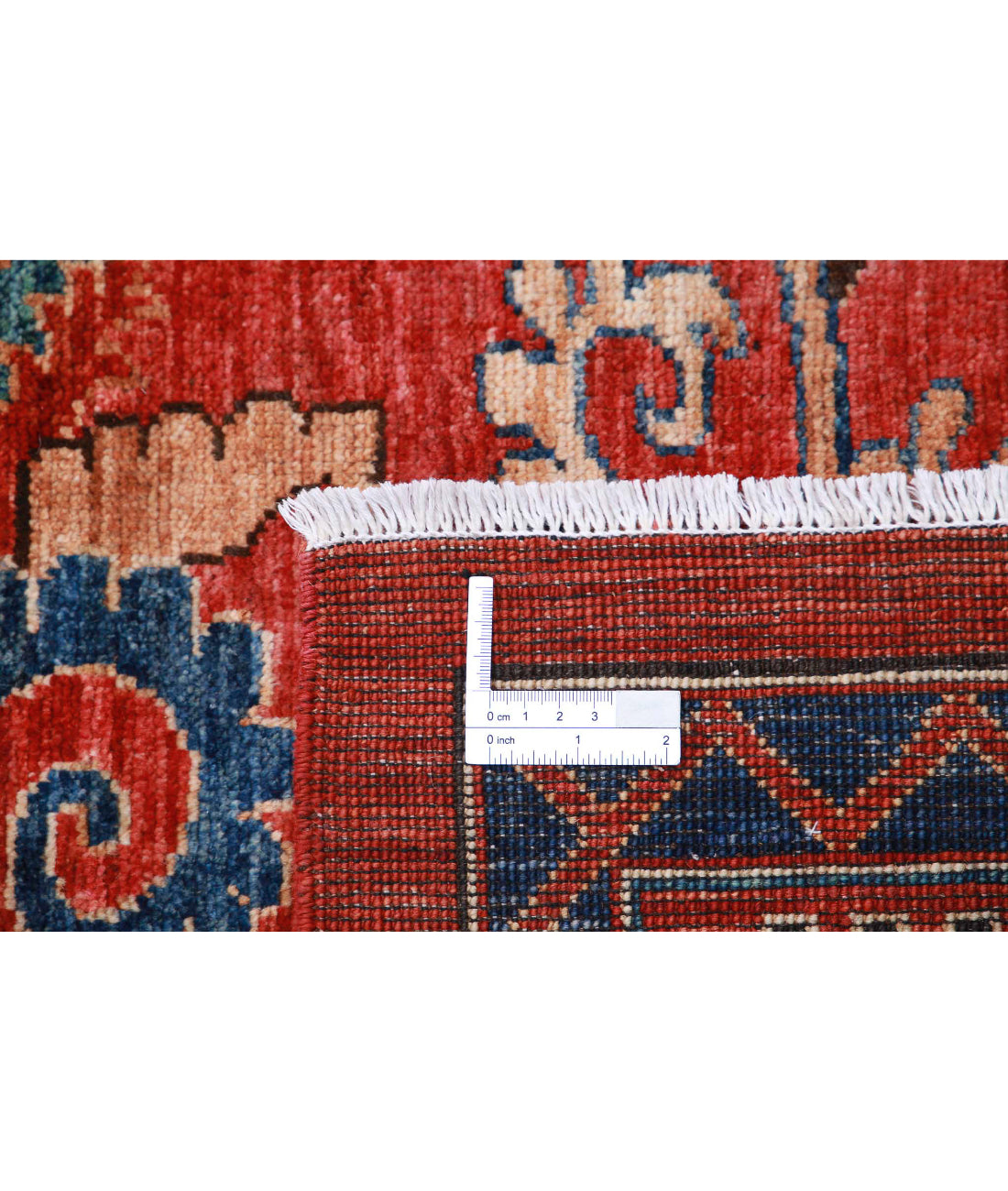 Hand Knotted Nomadic Caucasian Humna Wool Rug - 10'3'' x 14'0'' 10'3'' x 14'0'' (308 X 420) / Red / Taupe