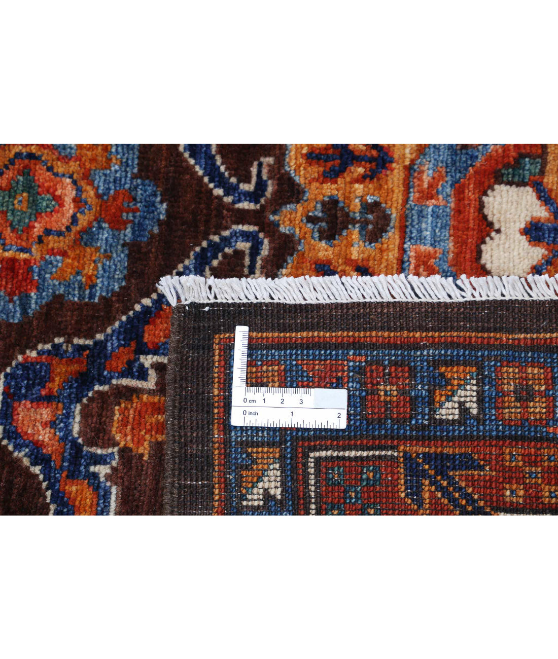Hand Knotted Nomadic Caucasian Humna Wool Rug - 6'0'' x 8'10''