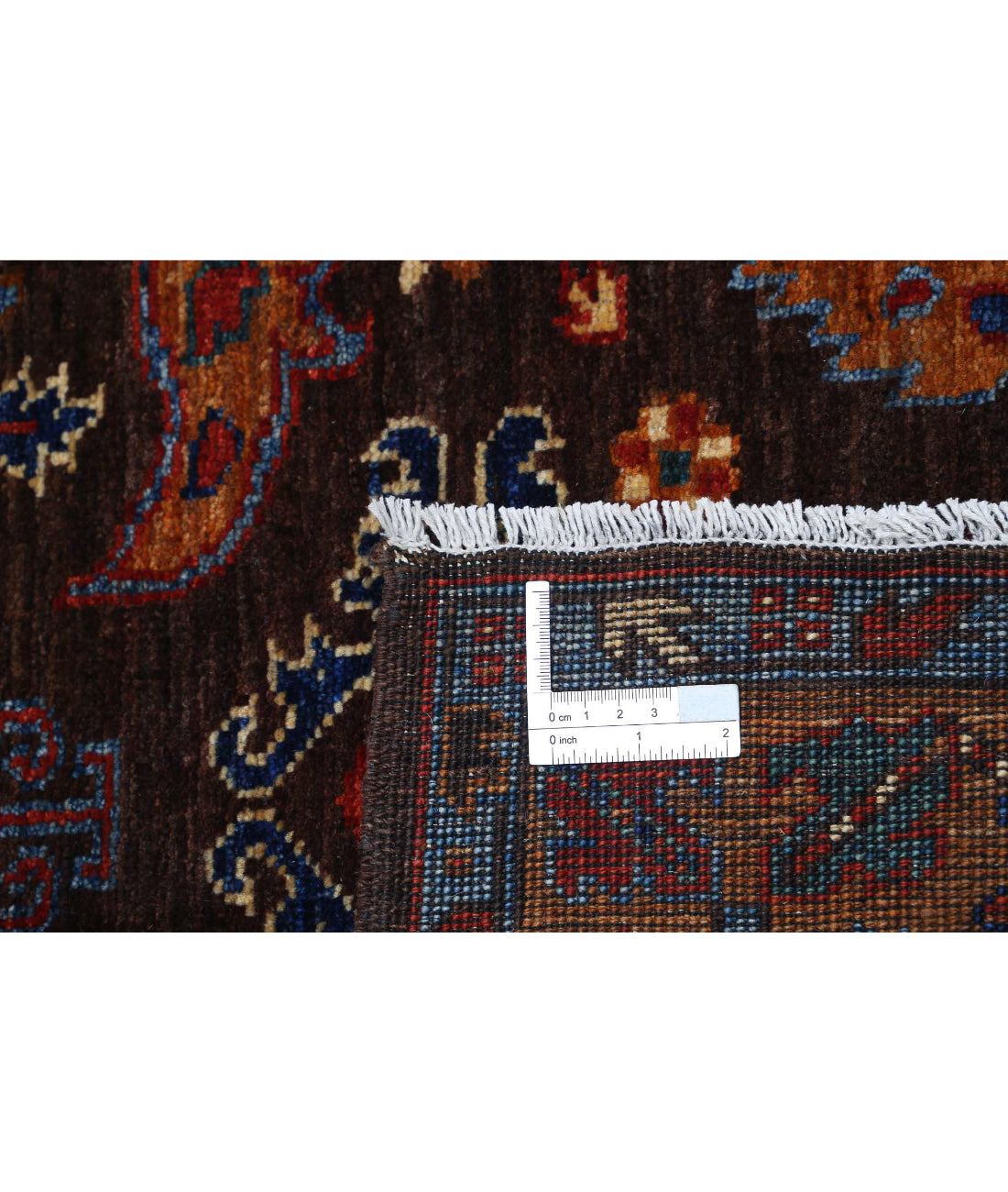 Hand Knotted Nomadic Caucasian Humna Wool Rug - 3'1'' x 4'10''