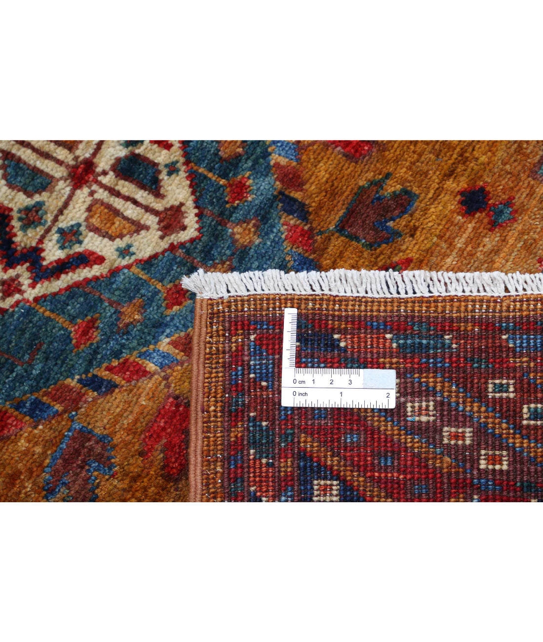 Hand Knotted Nomadic Caucasian Humna Wool Rug - 2'8'' x 7'7''